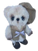 Clemens knuffelbeer Teddy Sharl junior 16 cm pluche beige