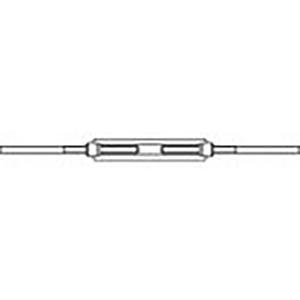 TOOLCRAFT TO-6866031 Spanmoer met 2 laseinden M16 Staal Verzinkt DIN 1480 1 stuk(s)