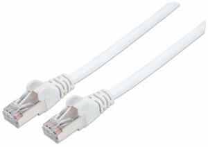 Intellinet 741927 RJ45 Netwerkkabel, patchkabel CAT 6a (losse kabel CAT 7) S/FTP 15.00 m Wit Halogeenvrij 1 stuk(s)