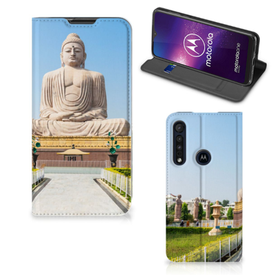 Motorola One Macro Book Cover Boeddha Motorola One Macro Book Cover Boeddha