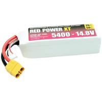 Red Power LiPo accupack 14.8 V 5400 mAh Softcase XT90 - thumbnail