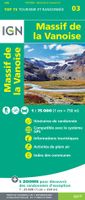 Fietskaart - Wandelkaart 03 Massif de la Vanoise | IGN - Institut Géog - thumbnail