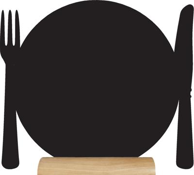 Krijtbord securit bord voet hout + marker Krijtbord securit bord voet hout + marker