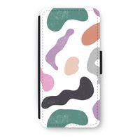 Memphis Shapes: iPhone 8 Flip Hoesje