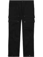 Burberry pantalon droit à poches cargo - Noir