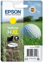 Epson Golf ball Singlepack Yellow 34XL DURABrite Ultra Ink