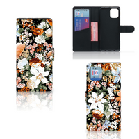 Hoesje voor Motorola Edge 20 Lite Dark Flowers