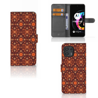 Motorola Edge 20 Lite Telefoon Hoesje Batik Brown - thumbnail