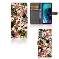 Motorola Moto G51 5G Hoesje Flowers - thumbnail