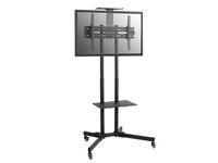 Equip 650603 70 Portable flat panel floor stand Zwart flat panel vloer standaard - thumbnail