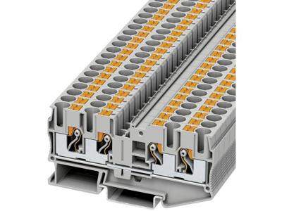 Phoenix Contact PT 6-QUATTRO 3212934 Doorgangsklem Aantal polen: 4 0.5 mm² 6 mm² Grijs 50 stuk(s)