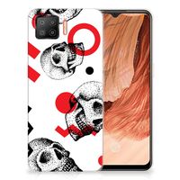 Silicone Back Case OPPO A73 4G Skull Red - thumbnail