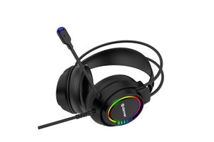 Denver GHS-130 hoofdtelefoon/headset Bedraad Hoofdband Gamen Zwart