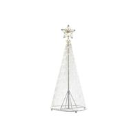 DKD Home Decor Kerstdecoratie, zilverkleurig, 25 x 25 x 60 cm