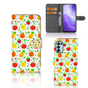 OPPO Find X3 Lite Book Cover Fruits