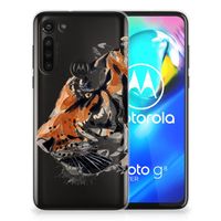 Hoesje maken Motorola Moto G8 Power Watercolor Tiger - thumbnail