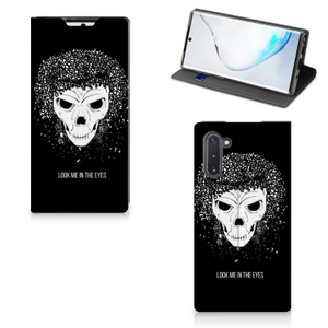 Mobiel BookCase Samsung Galaxy Note 10 Skull Hair