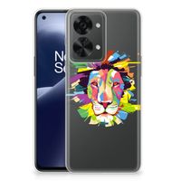 OnePlus Nord 2T Telefoonhoesje met Naam Lion Color - thumbnail