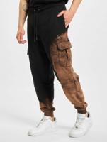 Karl Kani / joggingbroek Signature Bleached in zwart