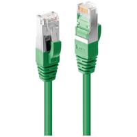 LINDY 47676 RJ45 Netwerkkabel, patchkabel CAT 6A S/FTP 0.50 m Groen 1 stuk(s) - thumbnail