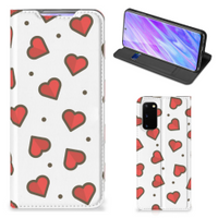 Samsung Galaxy S20 Hoesje met Magneet Hearts - thumbnail