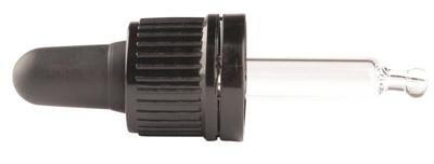 Helios Holland pipet glas zwart 5ml