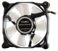 Noiseblocker MultiFrame M8-P Computer behuizing Ventilator 8 cm Zwart - thumbnail