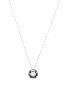 Damiani collier D.Icon en or blanc 18ct à pendentif serti de diamants - Argent