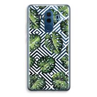 Geometrische jungle: Huawei Mate 10 Pro Transparant Hoesje - thumbnail