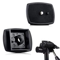 Statiefplaat voor MOJOGEAR 140cm, 167cm, 177cm & 179cm statief - Geschikt voor veel statieven - Met bevestigingsschroef - Zwart