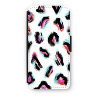 Cheetah color: iPhone 8 Flip Hoesje