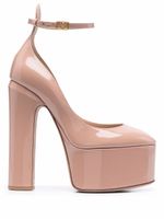 Valentino Garavani escarpins Tan-Go 155 mm à plateforme - Rose