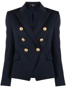 Balmain blazer à boutonnière croisée - Bleu