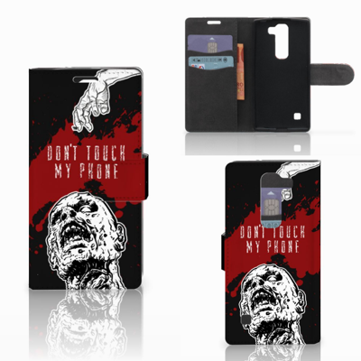 LG Spirit Portemonnee Hoesje Zombie Blood LG Spirit Portemonnee Hoesje Zombie Blood