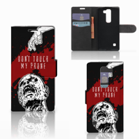 LG Spirit Portemonnee Hoesje Zombie Blood