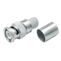 Telegaertner J01000A0060 J01000A0060 BNC-connectorstekker, recht 50Ω 1 stuk