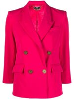 Elisabetta Franchi blazer à boutonnière croisée - Rose