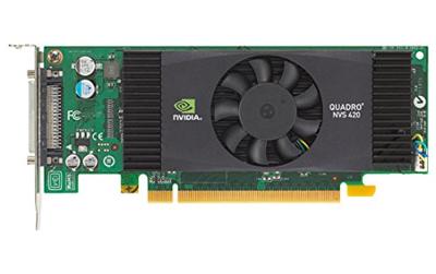 PNY VCQ420NVS-X16-DP-PB NVS 420 GDDR3 grafische kaart (NVS 420, GDDR3, 128bit, 2560x1600 pixels, PCI Express x16)