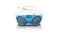 Lenco SCD-301 Draagbare radio/cd-speler Blauw