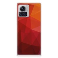 TPU Hoesje voor Motorola Moto X30 Pro Polygon Red - thumbnail