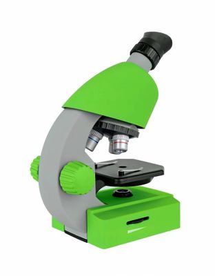 Bresser Optik 8851300B4K000 grün Kindermicroscoop Monoculair 640 x Doorvallend licht