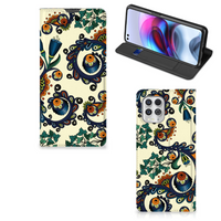 Telefoon Hoesje Motorola Moto G100 Barok Flower - thumbnail