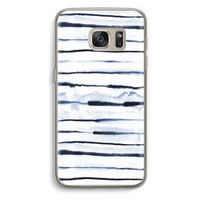 Ink Stripes: Samsung Galaxy S7 Transparant Hoesje