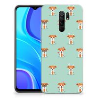 Xiaomi Redmi 9 TPU Hoesje Pups - thumbnail