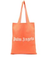 Palm Angels sac cabas à logo imprimé - Orange - thumbnail