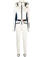 Moncler Grenoble Tuta detachable-hood perfomance jumpsuit - Blanc