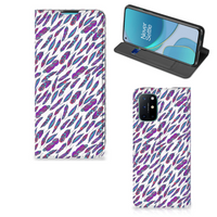 OnePlus 8T Hoesje met Magneet Feathers Color - thumbnail