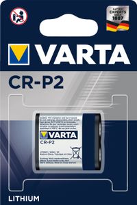 Varta LITHIUM Cylindr. CR-P2 Bli1 CR-P2 Fotobatterij Lithium 1450 mAh 6 V 1 stuk(s)