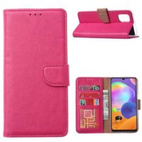 Flip Cover Galaxy Note20 Case Roze met Standaard - thumbnail