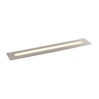 QAZQA Moderne grondspot staal 50 cm incl. LED IP65 - Eline